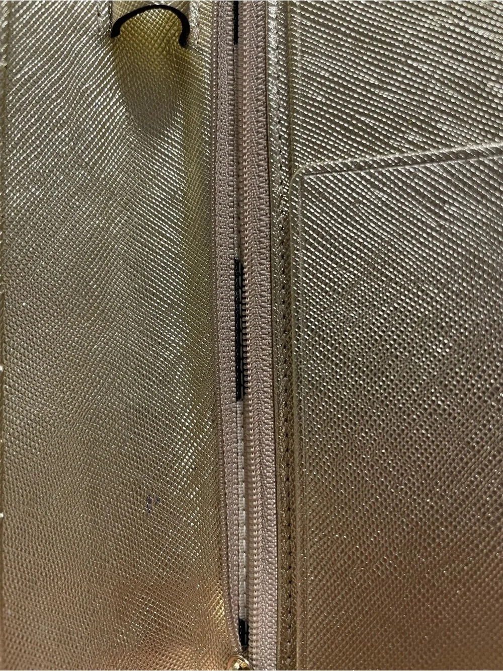 Gold Saffiano Zip-Around Wallet - Women Bags